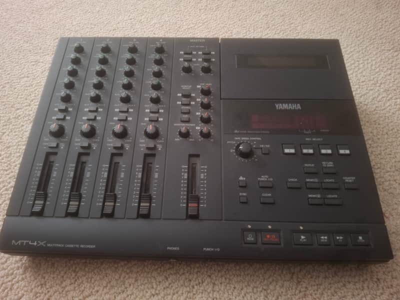Yamaha MT4X Multitrack Cassette Recorder 1990s - Black image 1