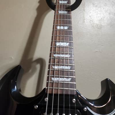 Epiphone SG G-400 1991 Ebony MIK W/Planet Waves Locking Tuners image 3