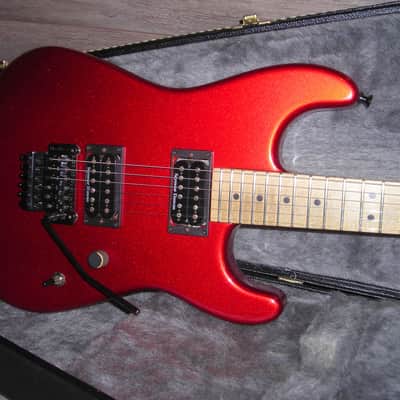 2008 USA Charvel Pro Mod San Dimas Style 1 HH FR Red Sparkle with Case image 7