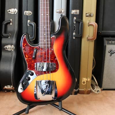 Fender Jazz Bass 1964 Sunburst Left-Handed image 2
