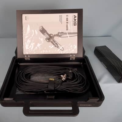 AKG C 426 B comb stereo condenser mic 1990s Black image 13