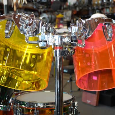 Ludwig Vistalite Jellybean 8 Piece Drum Kit image 3