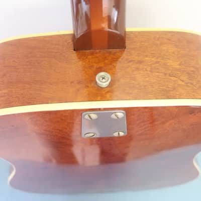 Vintage 1960s Eko Folk Ranger 6 Acoustic Guitar Well Made Very Good Shape Early Desirable Version Low Playable Action image 12