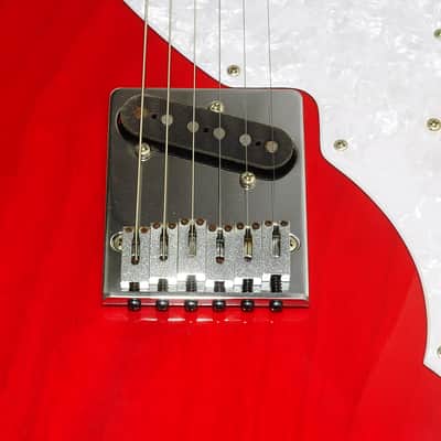 Fernandes TEC-85 Electric Guitar see-through red Ref No.5374 image 5