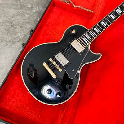 Epiphone by Gibson LPC-80 Les paul custom Black beauty original image 5