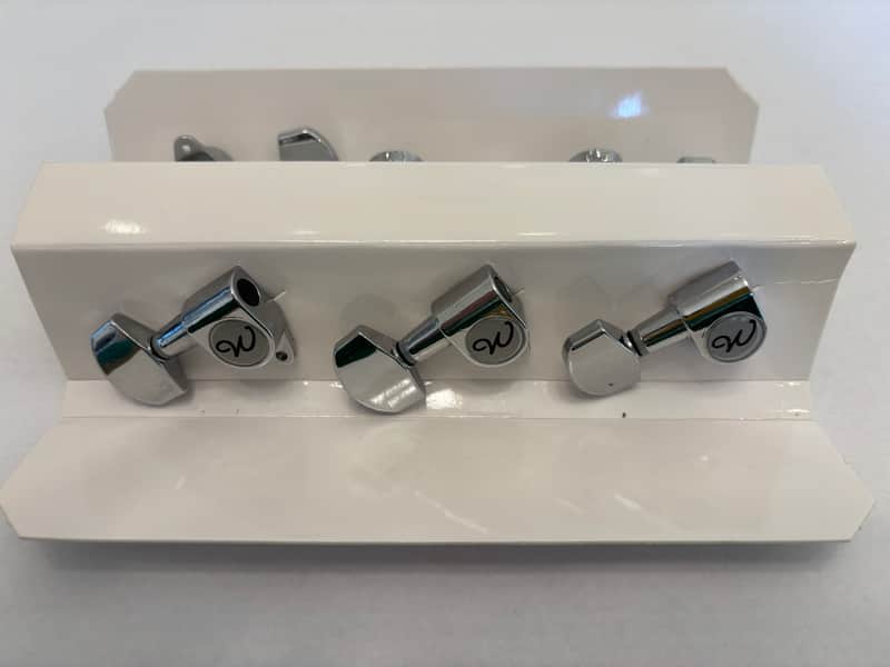 New-issue Westbury Rotomatic Tuning Machines - 3+3 New - Chrome image 1
