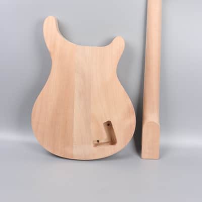 Guitar Neck 22 fret Guitar Body Mahogany Maple Semi Hollow Left hand image 2