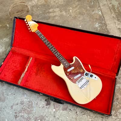 MIJ Fender MG66 Mustang 1995 - Olympic white original vintage fujigen Japan image 1