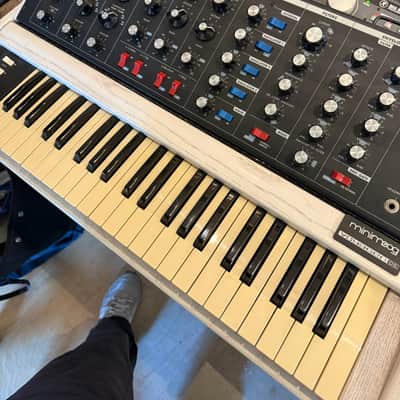 Moog Minimoog Voyager Old School 44-Key Monophonic Synthesizer 2008 - 2009 - Whitewash Cabinet image 2