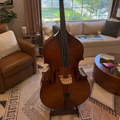 Johannes Kohr 2002 K-64 3/4 Upright Acoustic Bass (w/ Bow, Case, Wheel & many other accessories) image 3