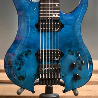 Legator Ghost G7SS Super Shred - Blue Burl Gloss image 7