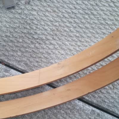 Tama Royalstar 22" Bass Drum Hoop Natural Wood LACQUER 80 2 VAILABLE image 5