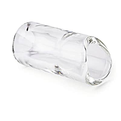 The Rock Slide GRS-LC Rock Glass Guitar Slide Size Large Ring Size 10-12 Clear image 3