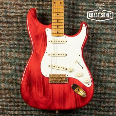 Rare 1993 Fender Custom Edition '57 reissue ST57G in Charcoal red, Japan MIJ
