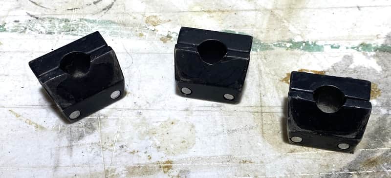 3 Vintage 1990's-2000's DW SMTB12 Tom Tom Bracket Memory Locks image 1