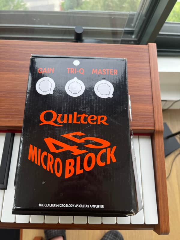 Quilter MicroBlock 45 Pedal-Sized 33/45W Power Amp 2010s - Black image 1