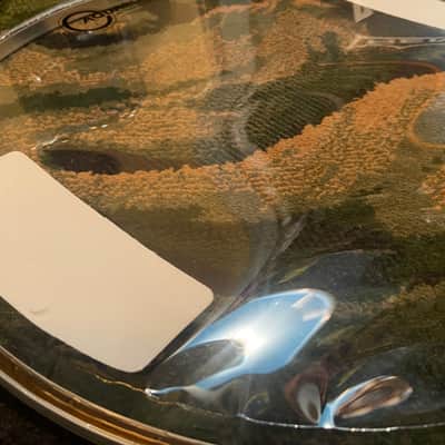 Fly By Night? Brass Die Cast Hoop 14” - 8 Lug - Resonant Side (Bottom) - Brass - Drumhead included image 15