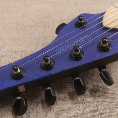 Lignum Single Cut Guitar 2024 Hand Painted Clear Satin image 12