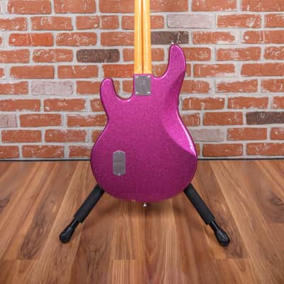 Ernie Ball Music Man Stingray Fuchsia Sparkle 1989 w/Hard Shell Case image 7