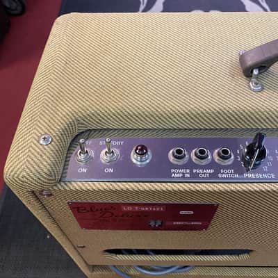 90s Fender Blues Deluxe Tweed USA TOP ZUSTAND inkl. orig. Fußschalter & Bedienungsanleitung image 7
