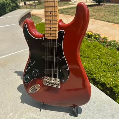 Greco SE Stratocaster Owned By Elliot Easton 1980 - Dakota Red Left Handed OHSC image 5