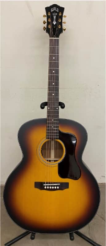 Guild GSR F-40E Traditional Satin Antique Burst - Guild Special Run - Made in USA - LR Baggs Element image 1