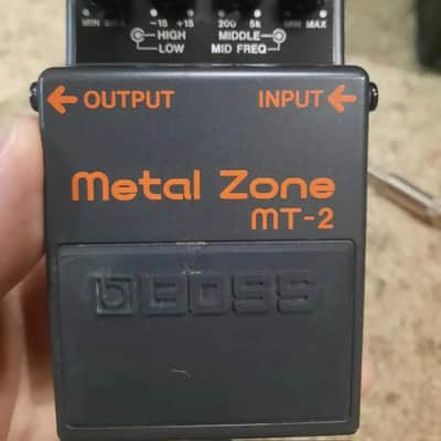Boss MT-2 Metal Zone (Silver Label) 1991 - Present - Black image 1