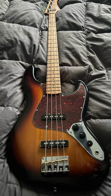 Jet JJB-300 SB Electric Bass Guitar Sunburst image 1