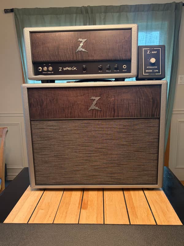 Dr.Z Wreck Head 30 watts and cab 2x12 with covers image 1