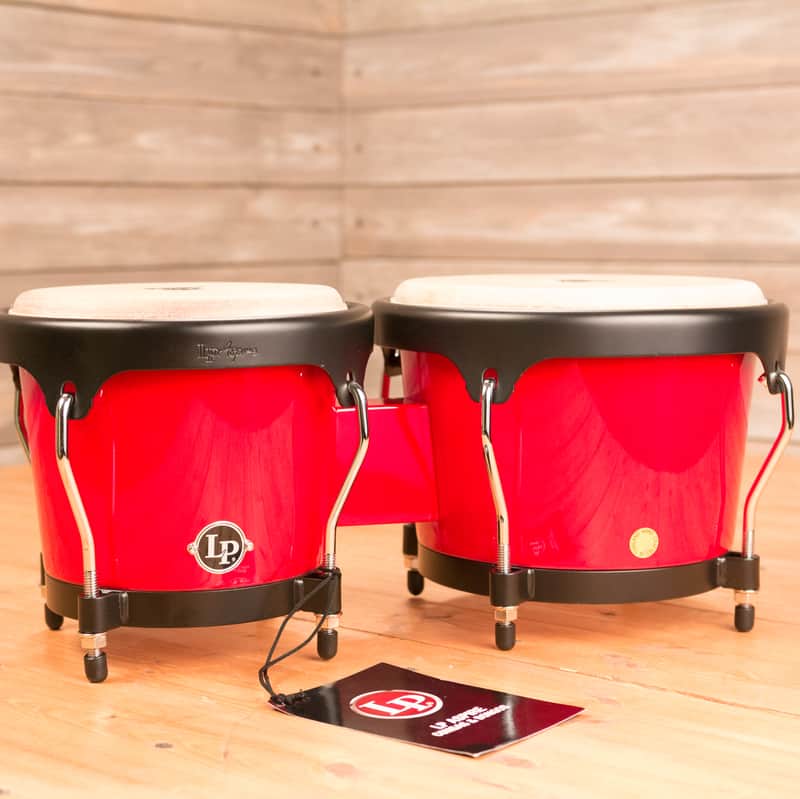 Latin Percussion LPA601F-RD Aspire Fiberglass Bongos image 1