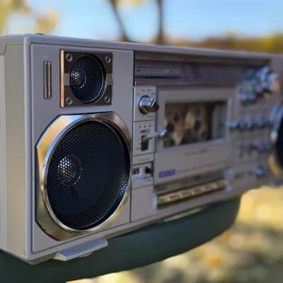 Sanyo M-7900K Rare Vintage Cassette Boombox Getto blaster Serviced Warranty image 20