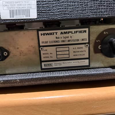 Hiwatt STA100 slave amp - vintage 1972-1977 - Black image 3