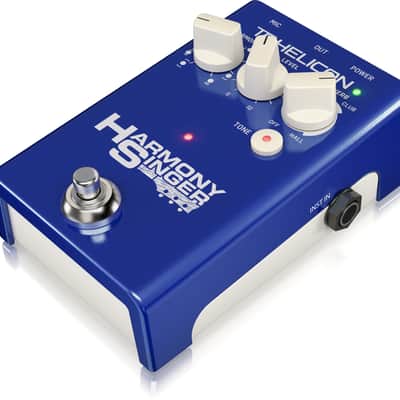 TC Helicon HARMONY SINGER 2 Battery-Powered Vocal Effects Stompbox with Guitar-Controlled Harmony, Reverb and Tone image 3