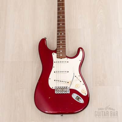 1987 Fender American Vintage '62 Stratocaster Candy Apple Red, 100% Original w/ Case, Corona image 2