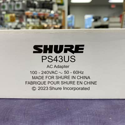 Shure PS43-US Power Supply 2022 - Present - Black image 1