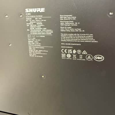 Shure AD8C – Axient Digital PSM Antenna Combiner (470–960 MHz), worldwide shipping image 9