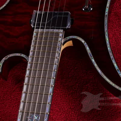 B.C. Rich Mockingbird Extreme Exotic with Floyd Rose Left Hand EXMGFRBCBLH 2020 Black Cherry Burst image 7