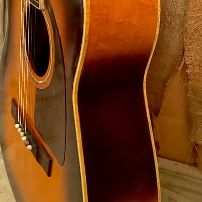 Epiphone FT-75  Seventy Five 1944 Sunburst Jumbo Flat-Top image 20