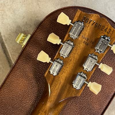 2026 Gibson Les Paul Standard 50s Figured Top Honey Amber image 8