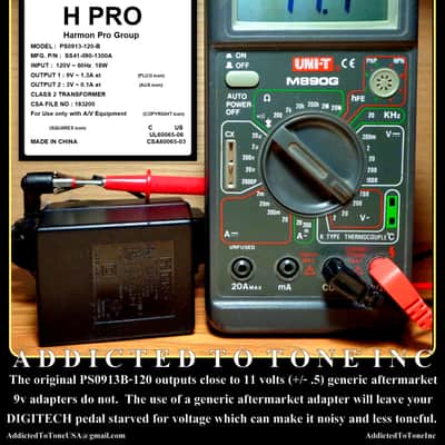 DigiTech PS0913B-120-B 9V Power Supply 2000s / B-Stock image 7