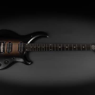 2014 Ernie Ball Music Man John Petrucci Signature Majesty 6 - Polar Noir | USA JP6 Neck Thru DiMarzio Piezo Stainless Steel Frets Matching Headstock Low Serial Number 3.16kg | OHSC image 3