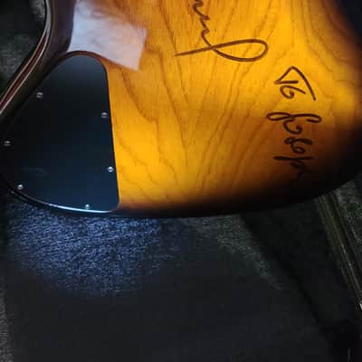 Rick Turner Custom Piezo Fretless Clear Burst image 16
