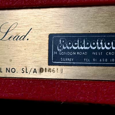 Marshall JMP 2203 Mk2 Master Model Lead 100-Watt Guitar Amp Head 1977 - Red image 8