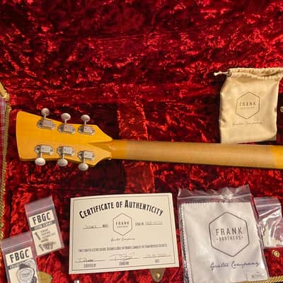 Frank Brothers Guitar Company Sonar 2024 - Faded Lake Placid Blue image 9