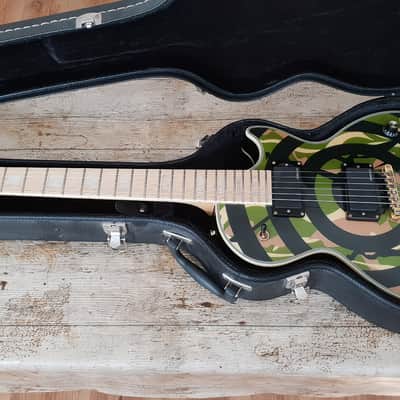 Epiphone Zakk Wylde Les Paul Custom 2008 Bullseye Camo image 6