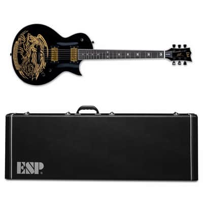 ESP LTD WA-Warbird Will Adler Signature Electric Guitar Black with Graphic Brand New Made in Korea image 1