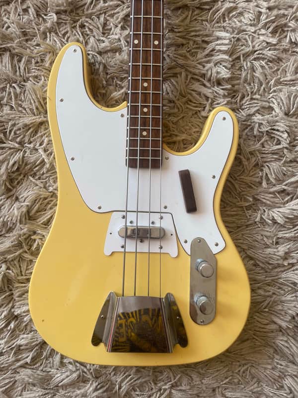 Ibanez Tele Bass 2352 MIJ early 70s Blonde image 1