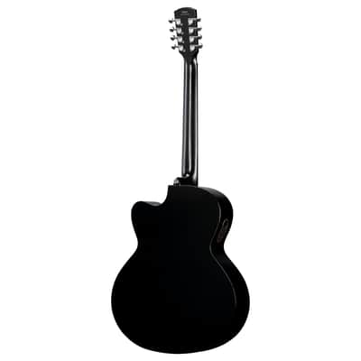 Alvarez ABT60ce 8-String Black Artist Baritone image 8