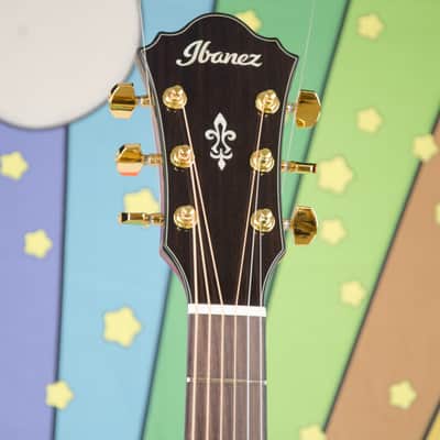 Ibanez AE Series AE340FMH Grand Auditorium Acoustic-Electric Guitar, CLOSEOUT image 6