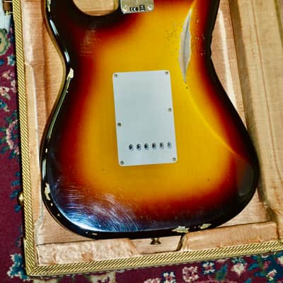 Fender Custom Shop LTD Fat '50s Stratocaster Relic 2022 - Wide Fade 2-Tone Chocolate Sunburst image 4